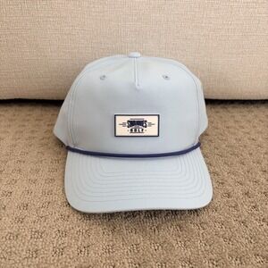 Swannies‎ Adjustable Snapback Golf Logo Hat in Light Blue NWOT
